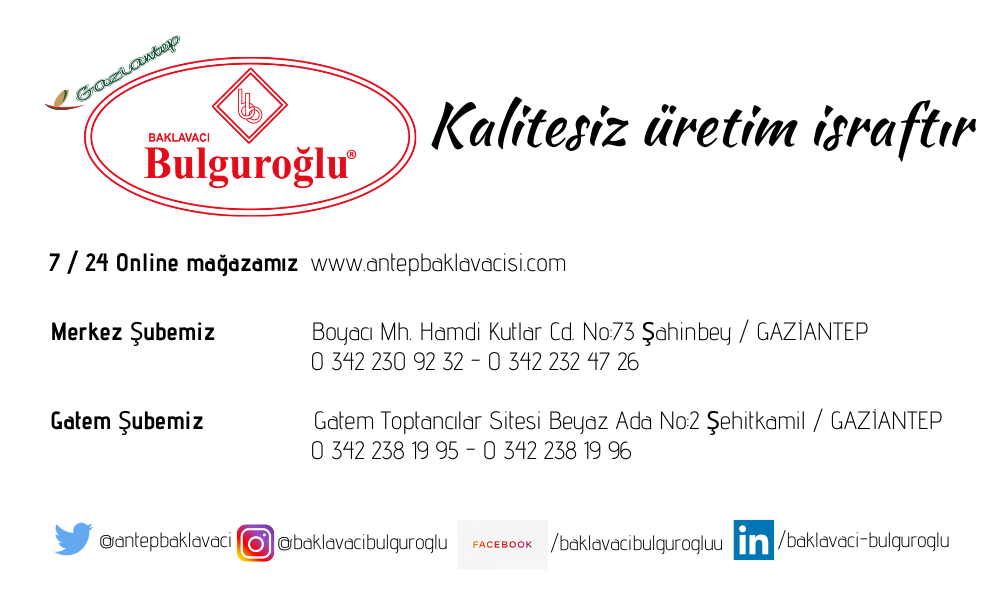 ANTEP BAKLAVACISI